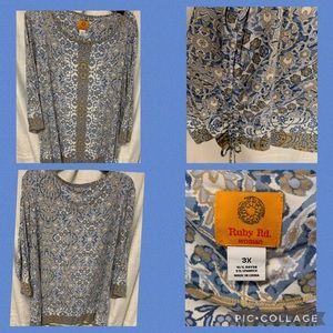 Ruby Rd. 3/4 sleeve Shirt